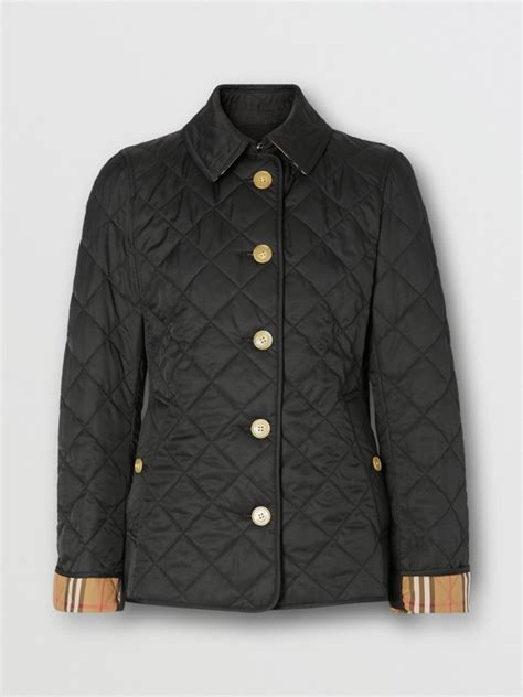 burberry quilted jacket womens sale|Burberry women's diamond quilted jacket.